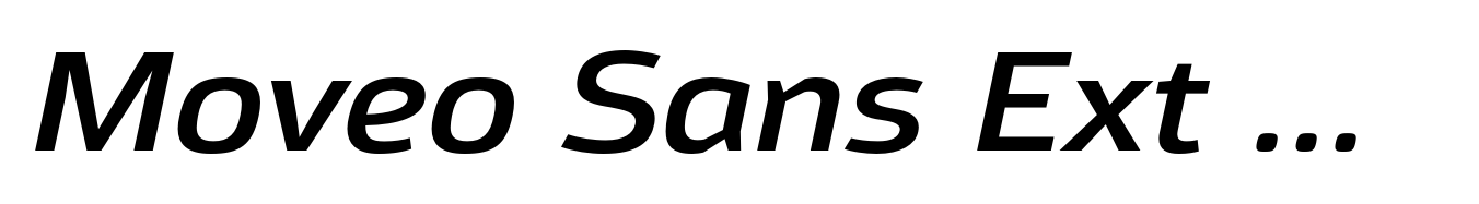 Moveo Sans Ext SemiBold Italic
